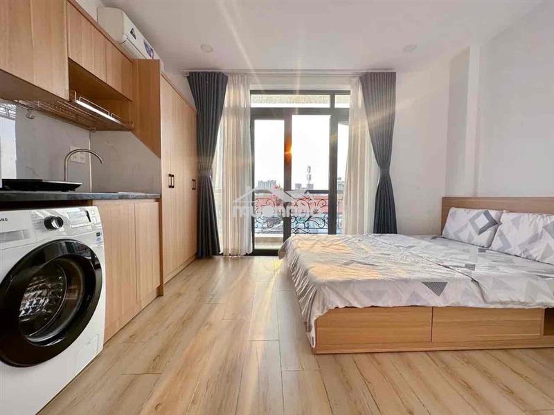 Cho thuê căn hộ studio ban công 35m2 chỉ 5tr2 gần lotte mart, rmit,tdt