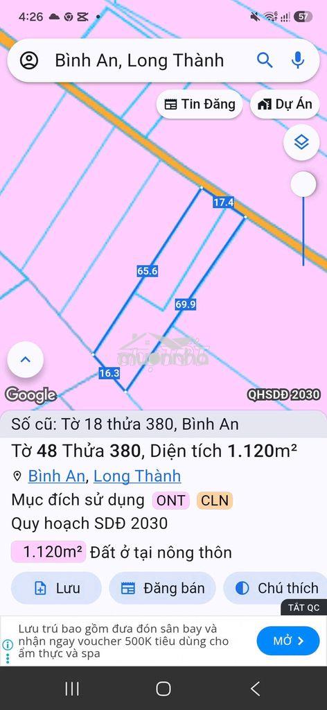 🔥 1.119m² đất bình an | cách sân bay long thành khoảng 5km 🔥