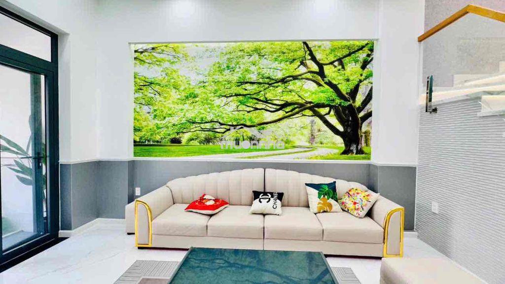 Nhà 3 phòng ngủ , full nôi thất, hem 7m - 4