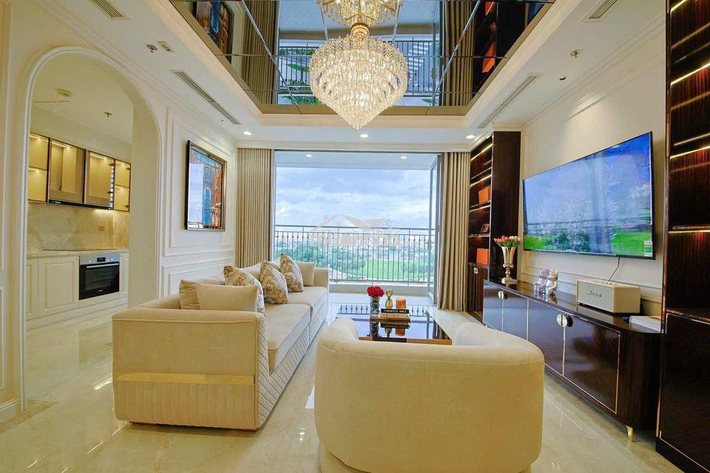 Cho thuê căn 4pn 55 triệu, 160m2, view công viên, nội thất cao cấp - 3
