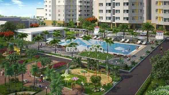 Cho thuê 11 triệu chung cư him lam chợ lớn tầng 20 thiết kế 2pn, 2wc,