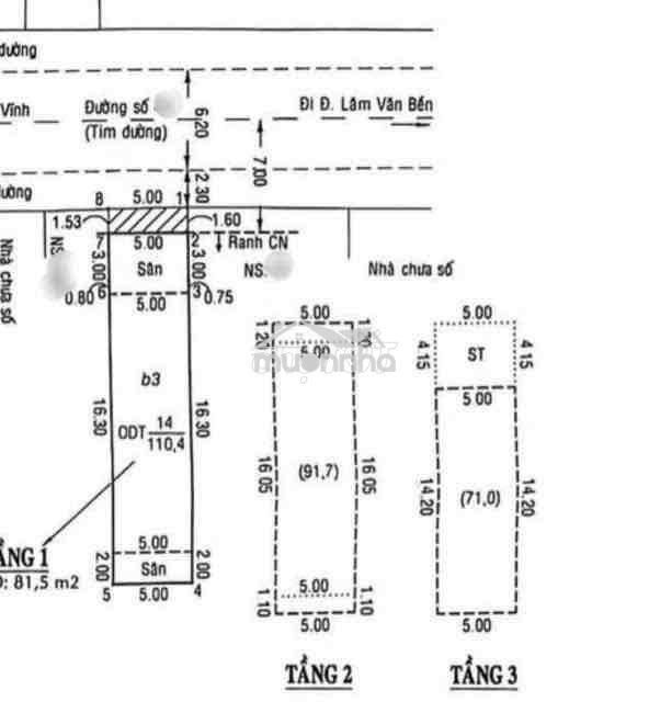 Nhà đường số tân quy - lâm văn bền quận 7 - 2