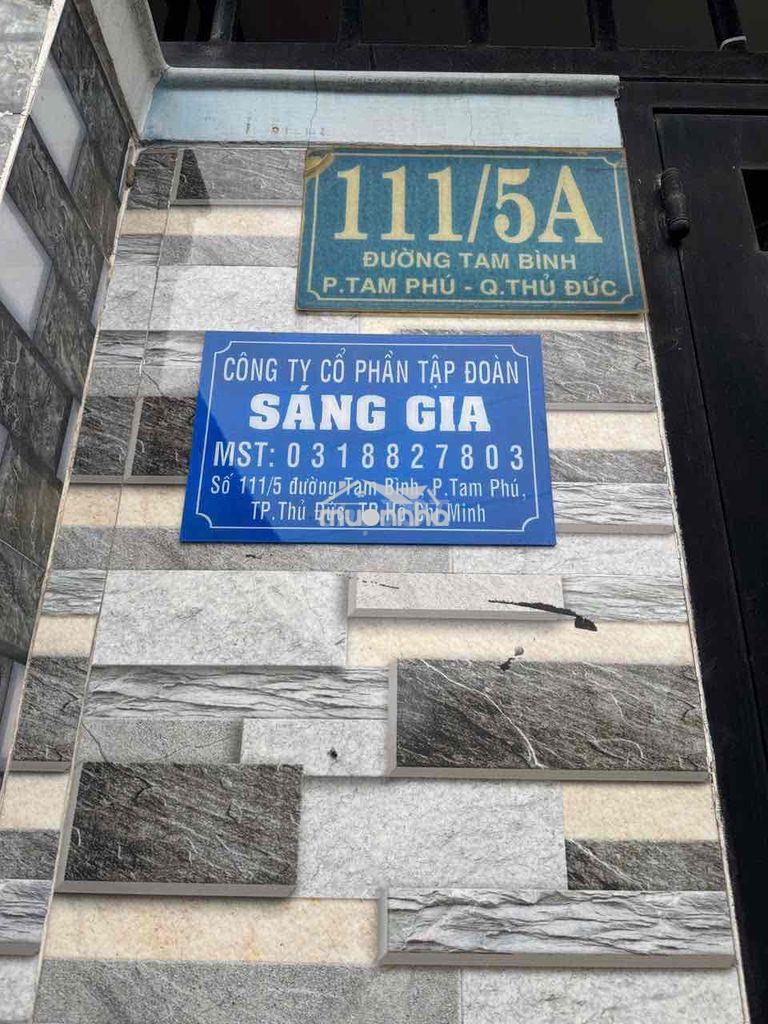 Cho thuê nhà nguyên căng đường tam bình, tphcm, dtsd:120m2, 2pn, 2wc