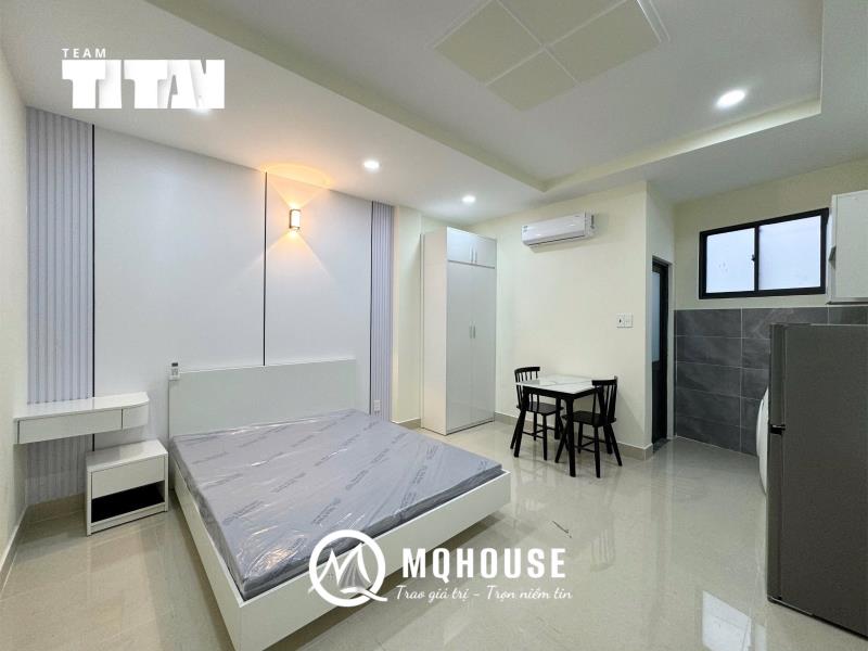 Cho thuê phòng trọ full nội thất cửa sổ thoáng đường lê trực gần uef, hutech , hub, gtvt - 4