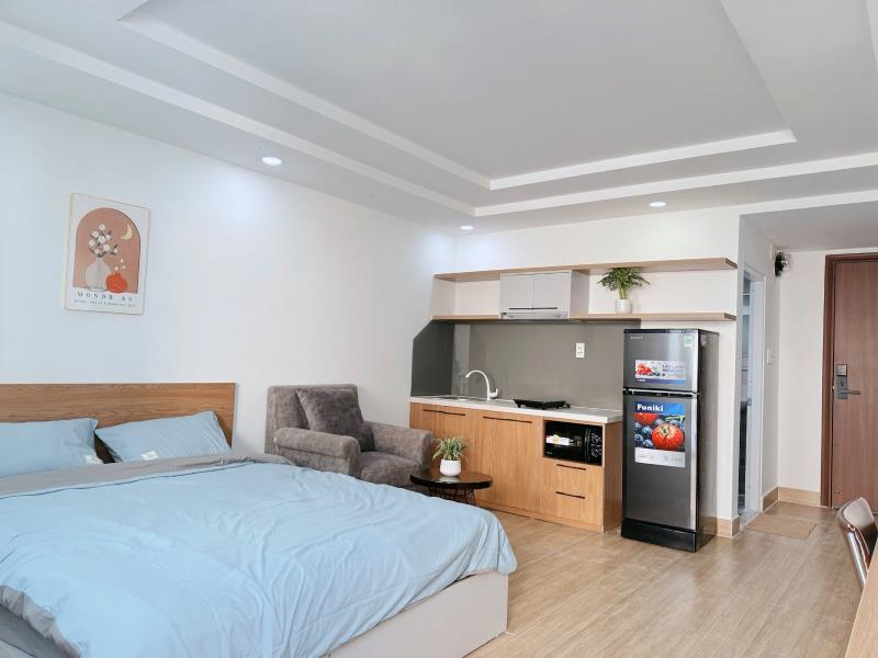Cho thuê studio ban công 35m2 new 100% ngay chợ bến thành - bitexco tower - cầu calmette - 2