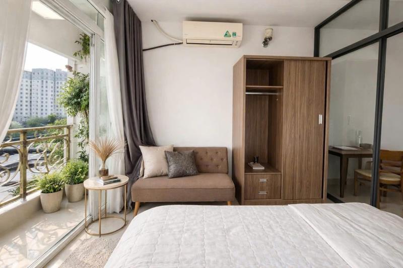 🏡 Căn hộ cho thuê tại quận 4 gần bến vân đồn gần cầu ông lãnh, cầu nguyễn văn cừ📍căn hộ 1 phòng ngủ 45m2 đầy đủ nội thất - 3