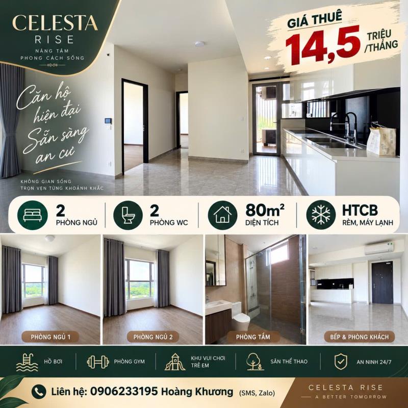 Tổng hợp nhiều căn hộ celesta rise, cho thuê gía cực tốt - lh : 0906233195  - Ảnh 2