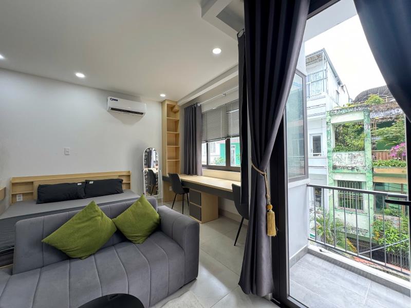 Cho thuê căn hộ cao cấp 1pn , cửa sổ thoán mát – 30 nguyễn cửu vân, bình thạnh - Ảnh 2
