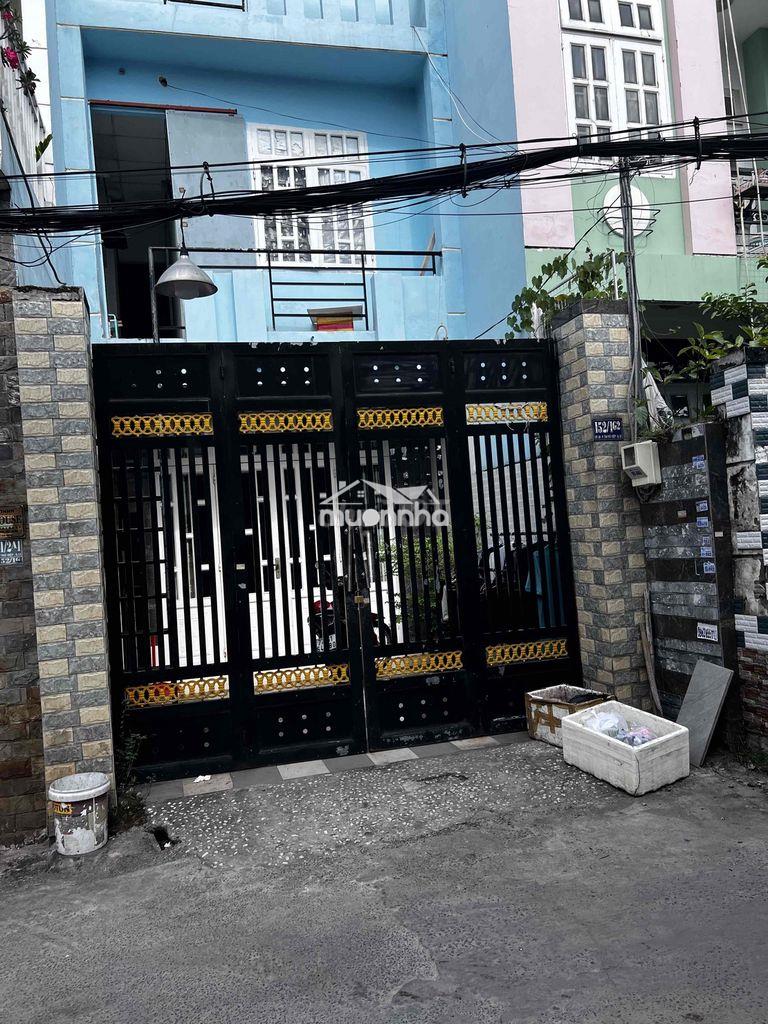Cho thuê nhà nguyên căn 154m2- 6pn hẻm ô tô tân thới hiệp q12