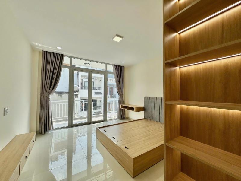 Cho thuê 1pn bancol 50m2 full nội thất mới ngay cv gia định