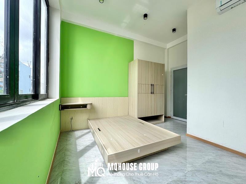 Thuê căn hộ dịch vụ full nội thất có cửa sổ 5tr