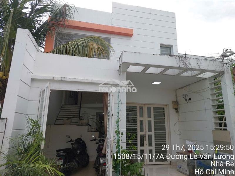 Cho thuê nguyên căn hẻm 1508 lê văn lương 1 trệt, 1 lầu
