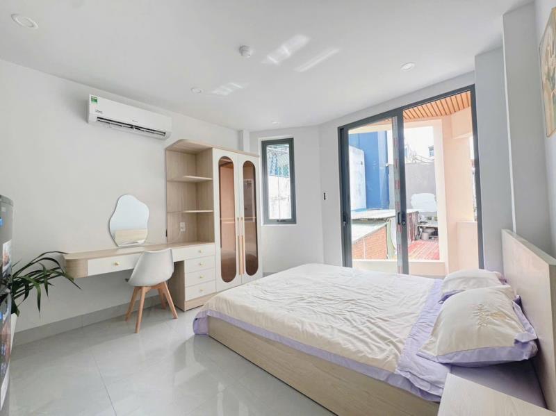 Căn hộ studio ban công - gần đh mỹ thuật,phố ẩm thực phan xích long