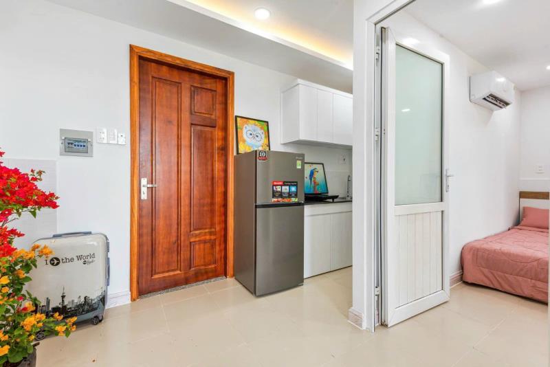 Thang máy ban công full nội thất tách bếp võ duy ninh bình thạnh - Ảnh 3
