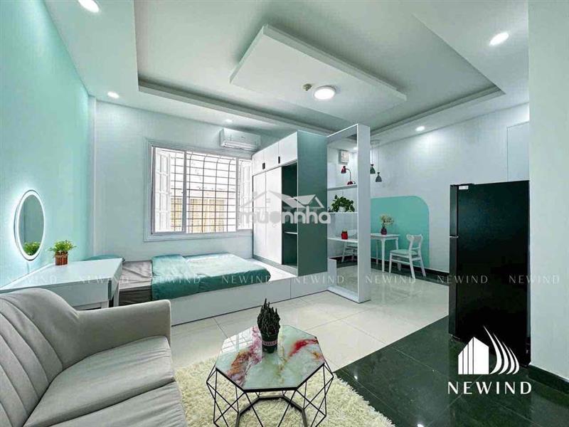 Căn hộ 1pn 35m2 ngay dưới chân cầu nguyễn văn cừ mới full nội thất