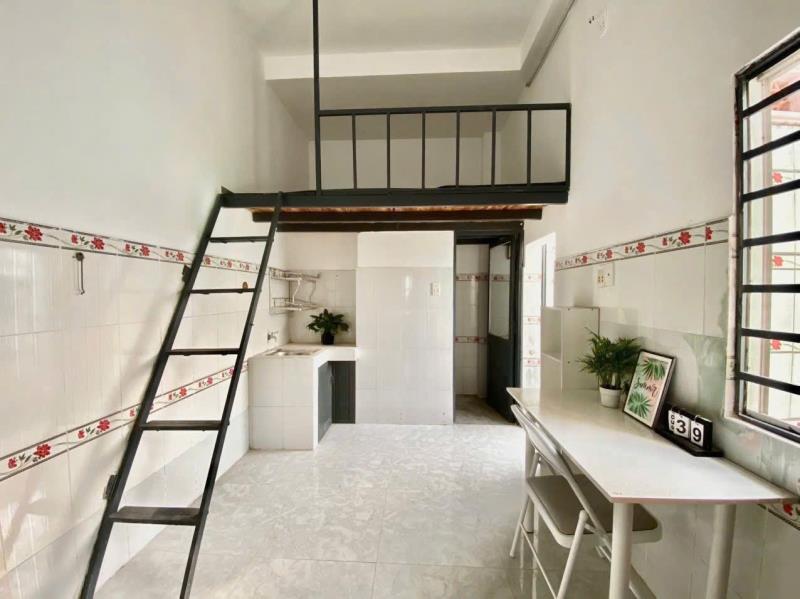 Cho thuê trọ duplex có cửa sổ gần đại học công thương - đại học văn hiến 