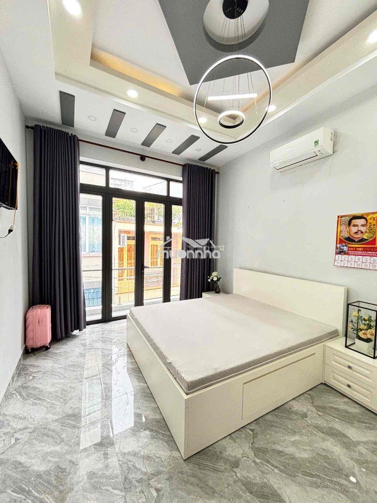 Cho thuê nhà nguyên căn q6 1tret 2 lầu 4pn full nội thất 15tr - Ảnh 2