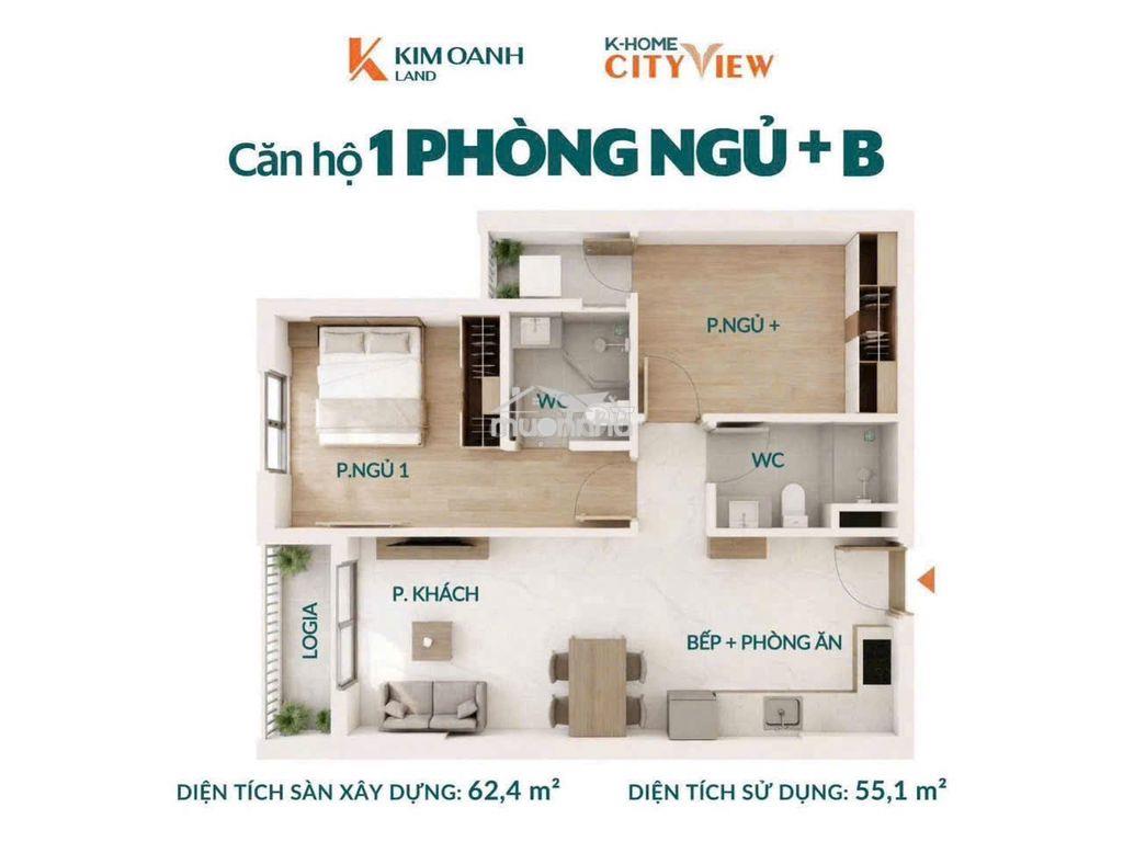 Nhà ở xã hội biên hòa, đông nai 48m² chỉ 1,091 tỷ - 3
