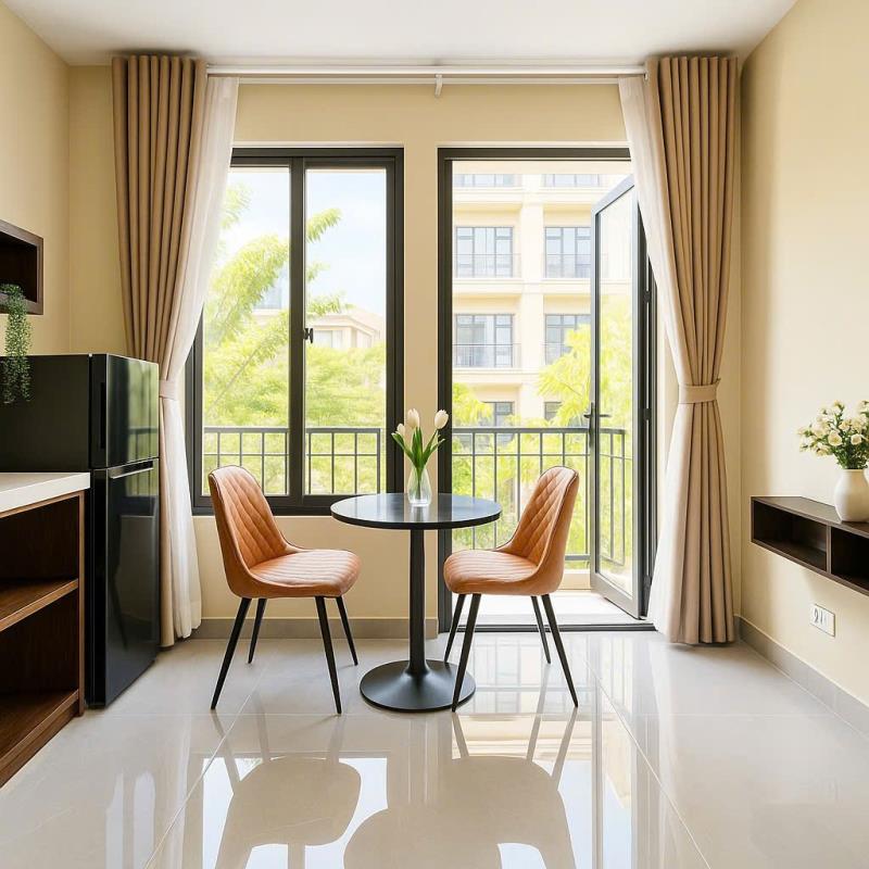 Khai trương studio ban công gần cầu vượt hoàng hoa thám - nhà ga t3 - lottee cộng hòa tân bình - Ảnh 2