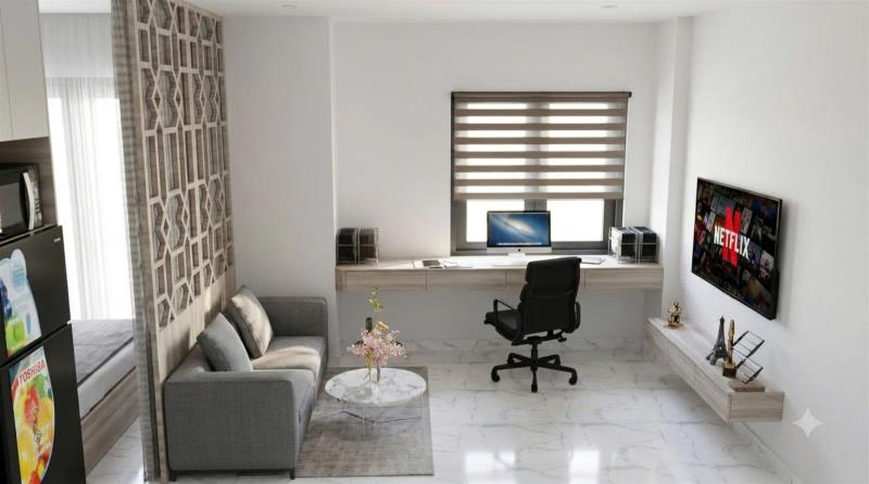 1 phòng ngủ luxury new 100% ban công - hầm xe - thang máy ngay trung tâm phú nhuận - sân bay - gò vấp - Ảnh 2