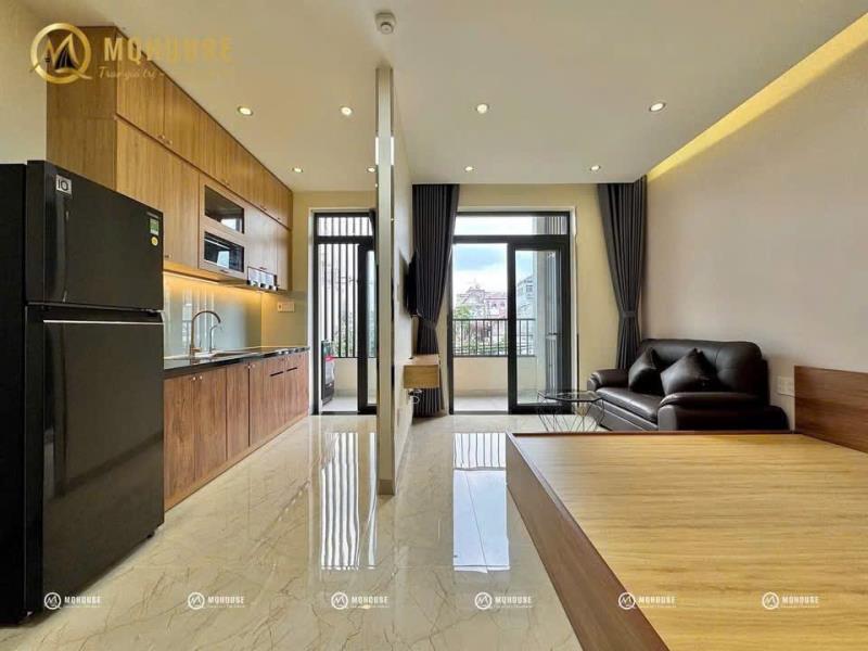 Studio cao cấp | ban công lớn thoáng | đầy đủ tiện nghi giặt sấy trong phòng | gần âu cơ ~ dh văn hiến
