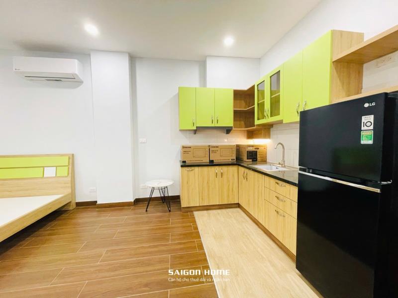 Studio ban công cửa sổ thoáng sáng rộng 45m2 full nội thất ngay chợ bà chiểu bùi đình tuý bình thạnh - Ảnh 4
