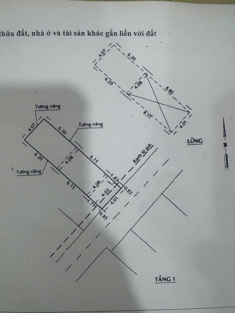 62m2 - mặt tiền - ko quy hoạch - ko lỗi - tùng thiện vương - 6.5 tỷ - Ảnh 2