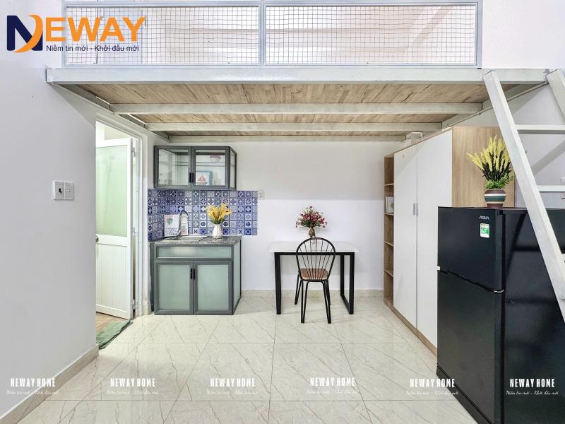 Duplex có cửa sổ gần đại học công thương - đại học văn hiến