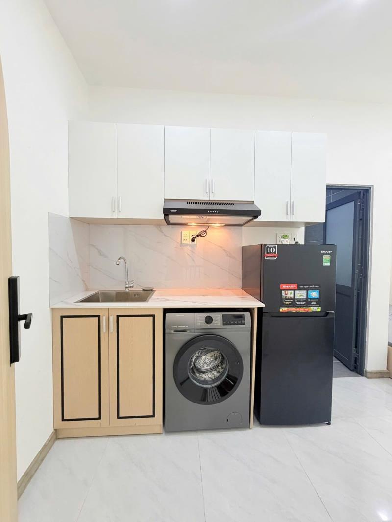 Căn hộ full nội thất mới có máy giặt, tăng bạt hổ - Ảnh 4