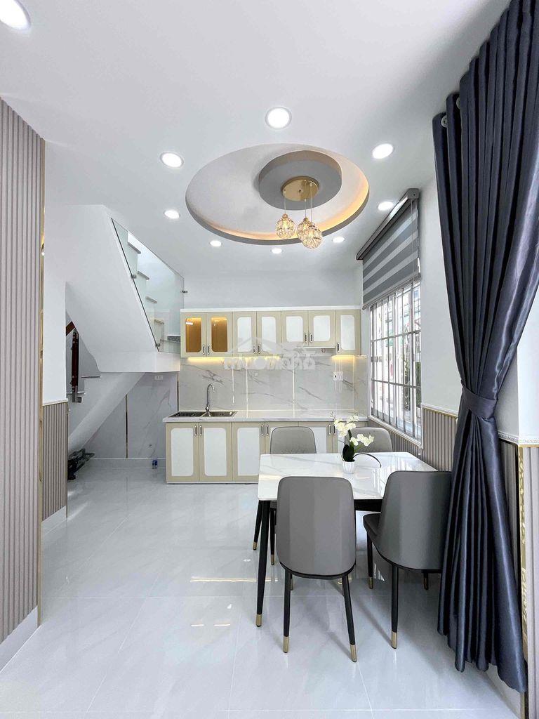Bán nhà hẻm ô tô vf3 đậu cửa hẻm 2266 huỳnh tấn phát dt:6x6m 2tầng 3pn - 4
