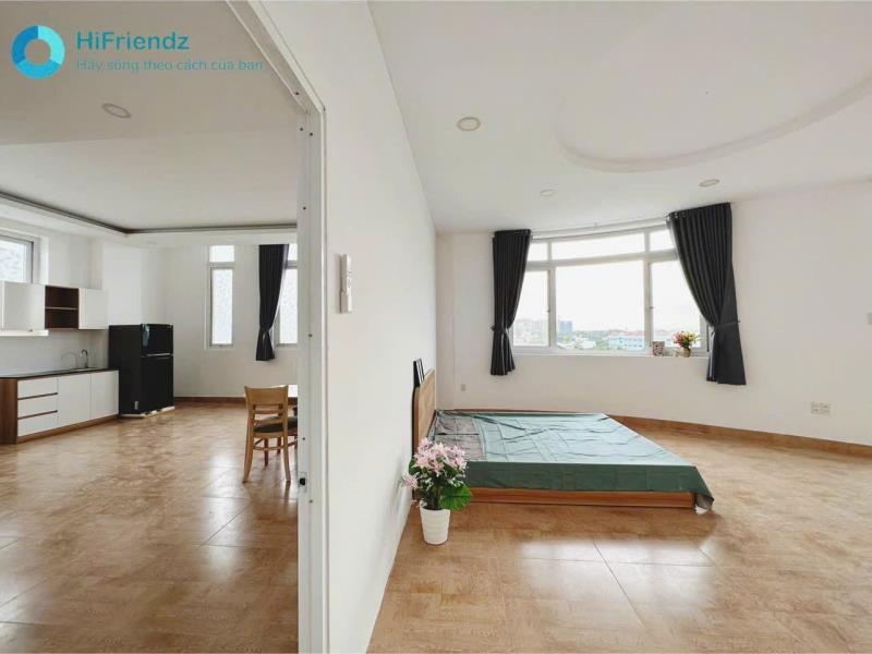 Căn hộ 1pn ban công & cửa sổ full nt | tách bếp riêng biệt