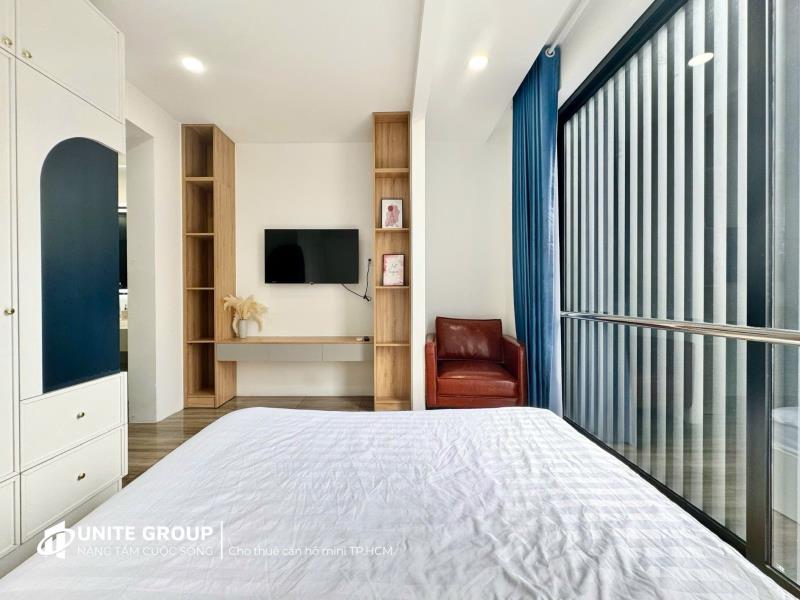 1 phòng ngủ cho thuê chdv cao câp ,gần bv tâm anh ,cv hoàng văn thụ vòng xoay lăng cha cả ,tiện nghi vào trung tâm - Ảnh 2