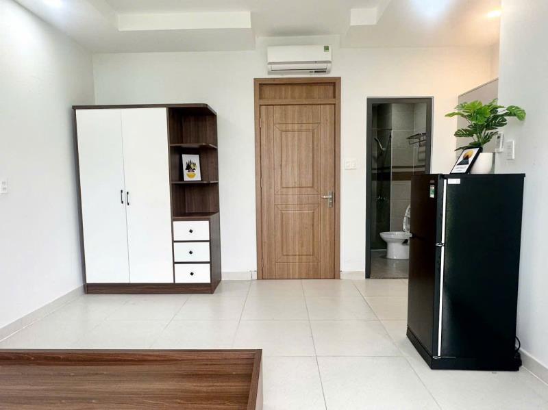 Cho thuê studio ban công cửa sổ lớn full nội thất tại đặng thùy trâm - Ảnh 3