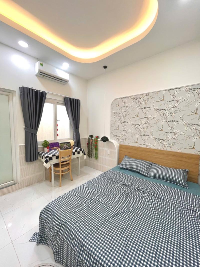 Căn hộ 1 phòng ngủ tách bếp, cửa sổ thoáng, chu văn an bình thạnh gần quận 1,3 vlu hutech  - Ảnh 2