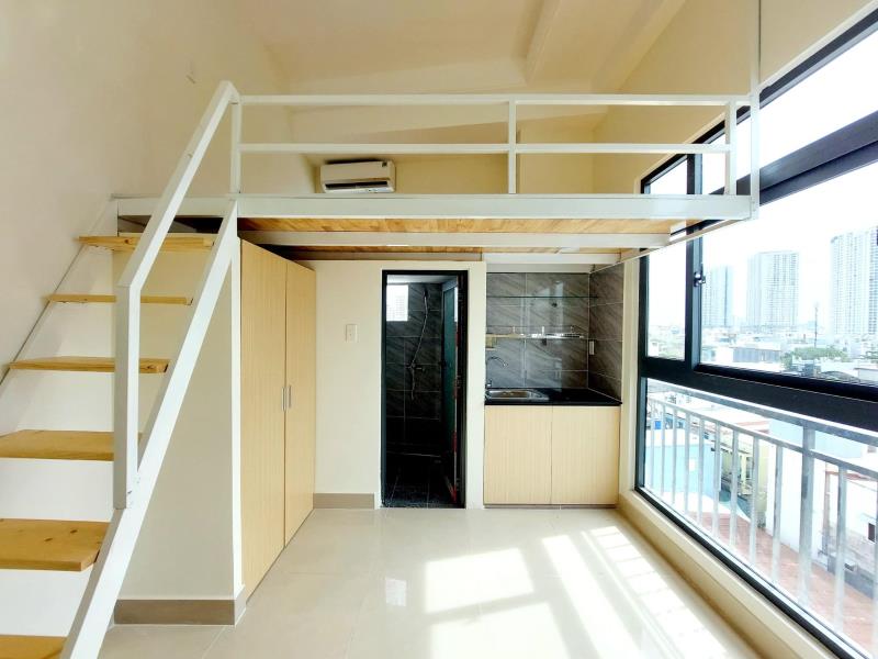 Gác lửng new full nội thất ngay cầu thị nghè 1, hàng xanh - Ảnh 4