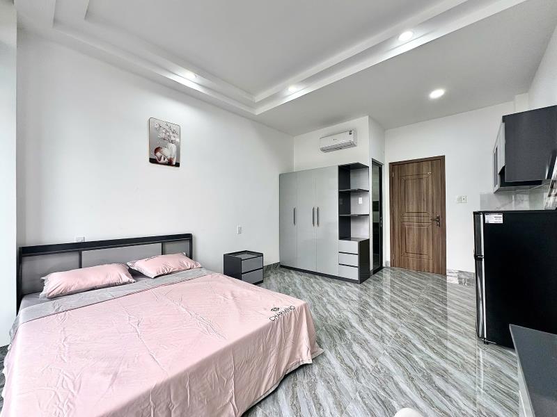 Cho thuê căn hộ 40m², ban công lớn cây xanh, máy giặt riêng, gần uef, uth, ftu2 & q1 – lê quang định, bình thạnh - Ảnh 2