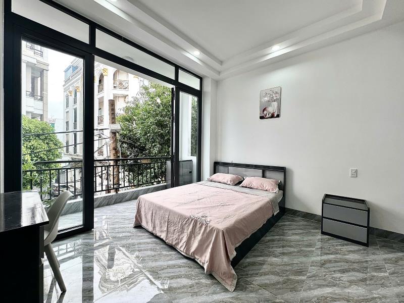 Cho thuê căn hộ 40m², ban công lớn cây xanh, máy giặt riêng, gần uef, uth, ftu2 & q1 – lê quang định, bình thạnh - Ảnh 4