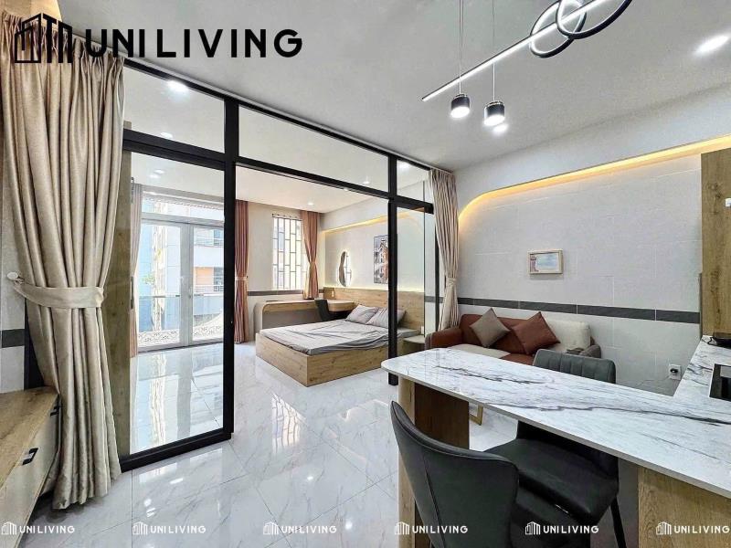 Cho thuê căn hộ 1 phòng ngủ - ban công ngay hoàng hoa thám tiện đi chợ bà chiểu, phan đăng lưu và các quận trung tâm q1, q3, phú nhuận - Ảnh 2
