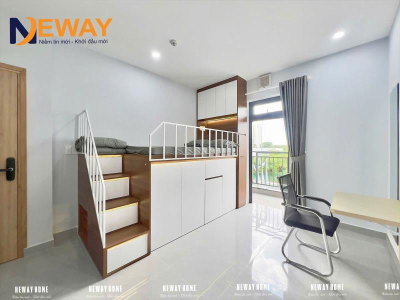 Stu ban công, cửa sổ, full nội thất mới đẹp, nhà có giặt sấy, gần ueh vhu kế bên quận 8 - Ảnh 2