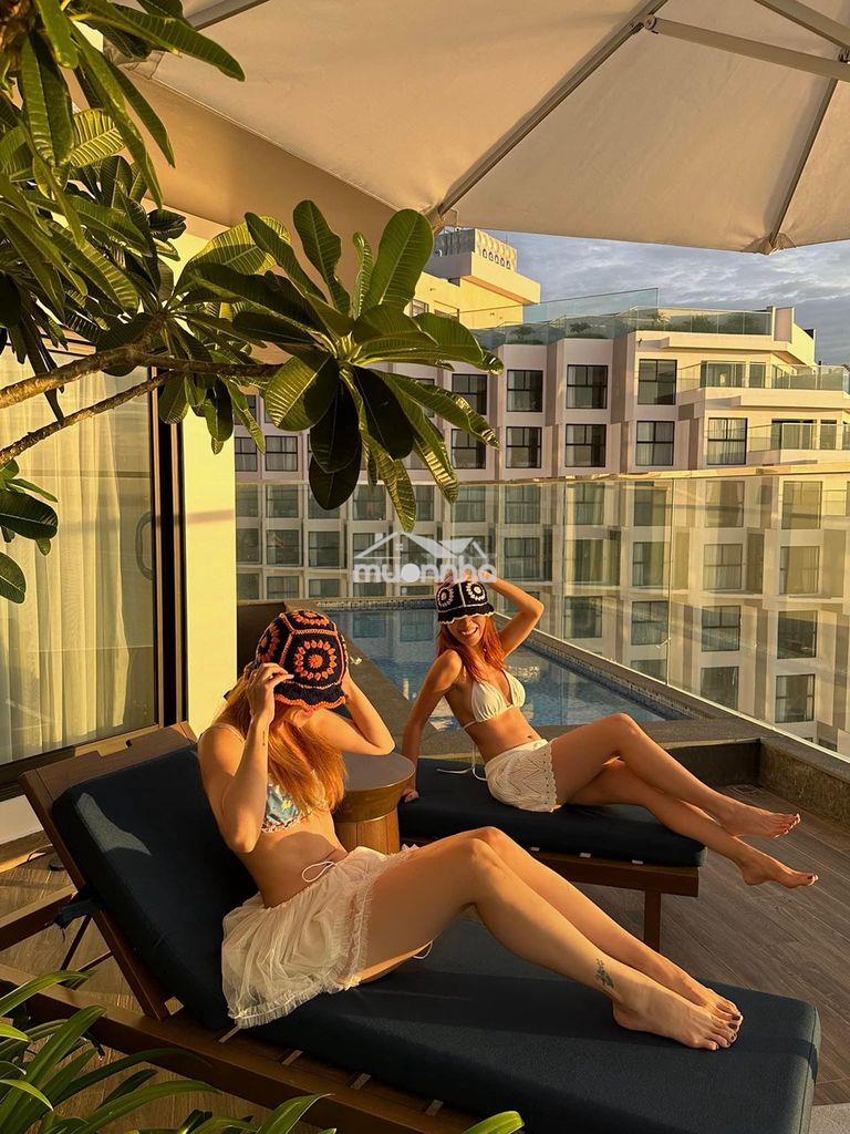 Căn syky villa 2pn có hồ bơi + sân vuờn trực diện biển - 2