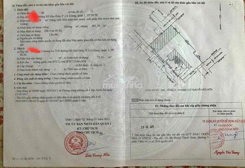 Căn hộ trung cư hồ hão hớn bán gấp chính chủ