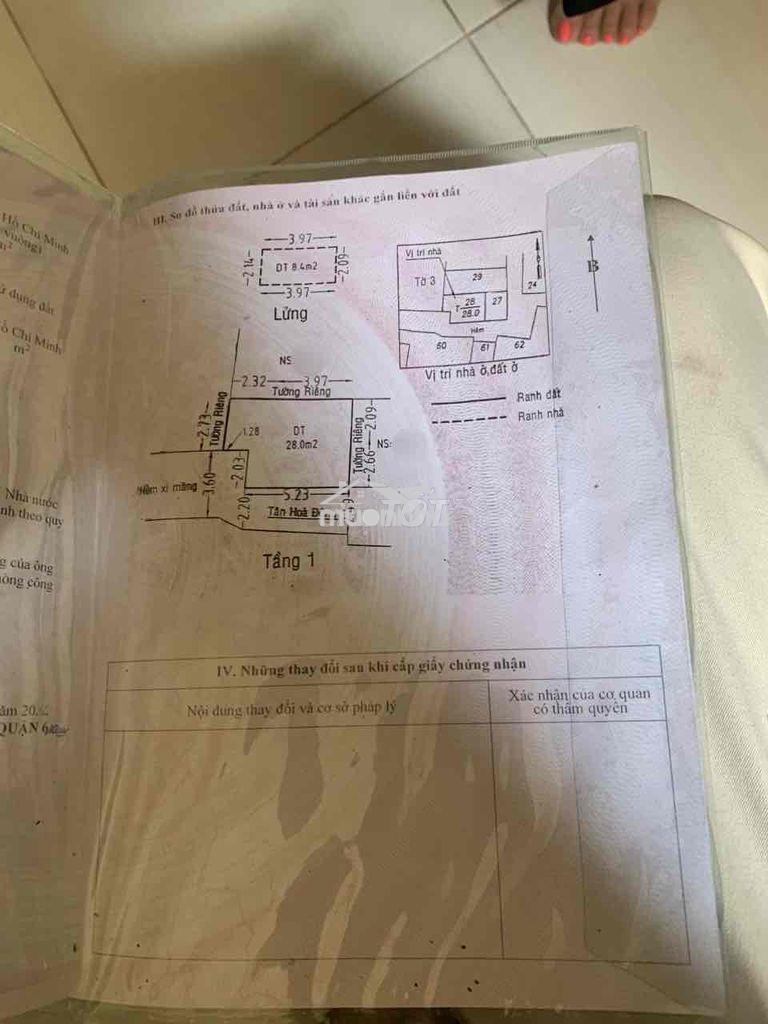 Chính chủ gửi nhà siêu rẻ 2 tỷ 900 ngang 6m3 dài 5m khu 6 tầng vị trí - 2