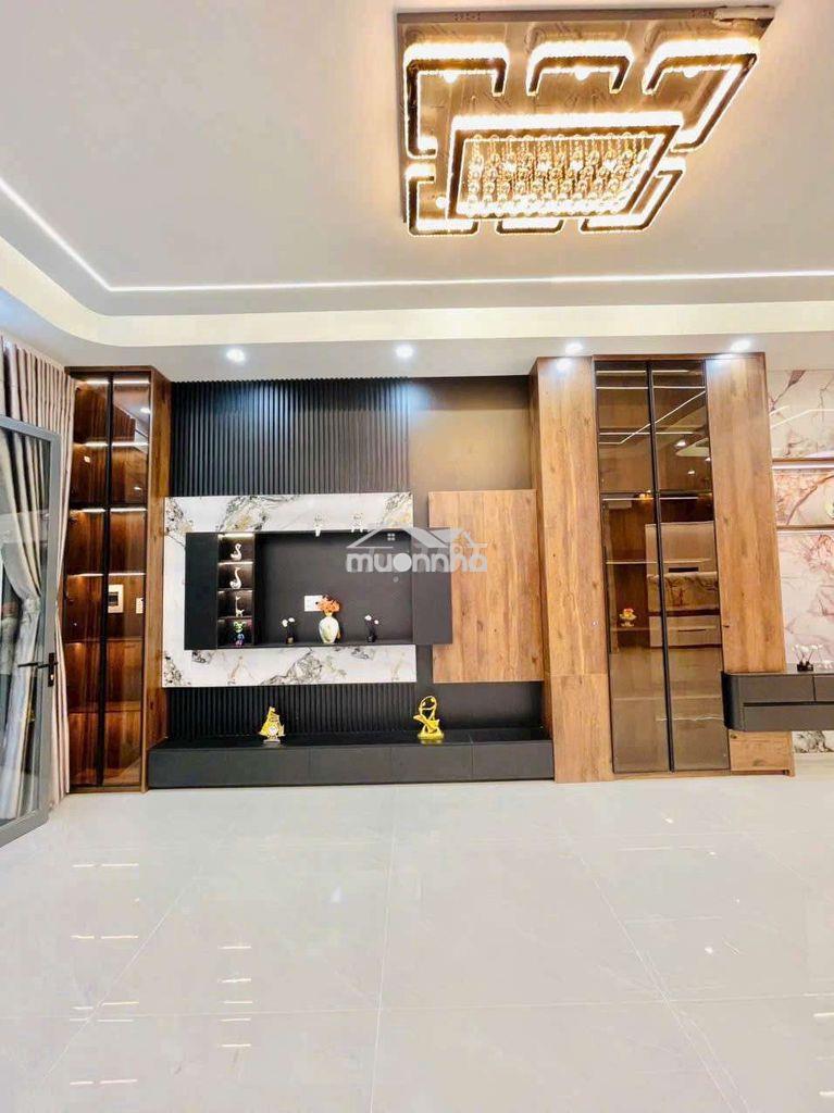 Nhà mới ngan lớn 7x12m - 4pn - hẻm 8m thông - 7 tỷ 800tr tl - 4