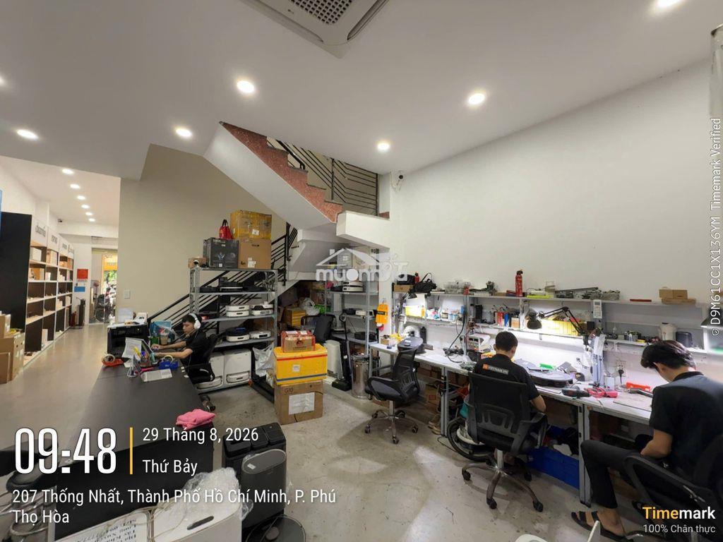 Bán mt 203 thống nhất, tân thành, t phú 5.3 x 20 nhà 4 lầu 15.8 tỷ tl - 3