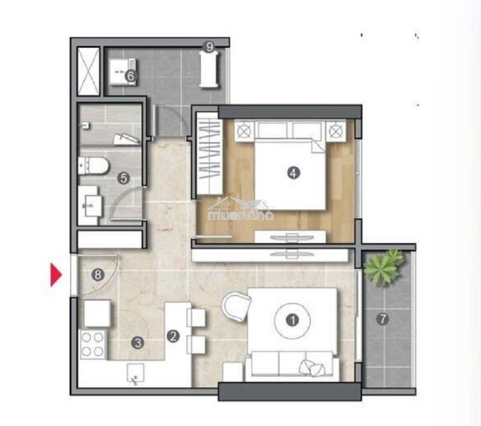 Bán chung cư lê phong đối diện aeon - Ảnh 2