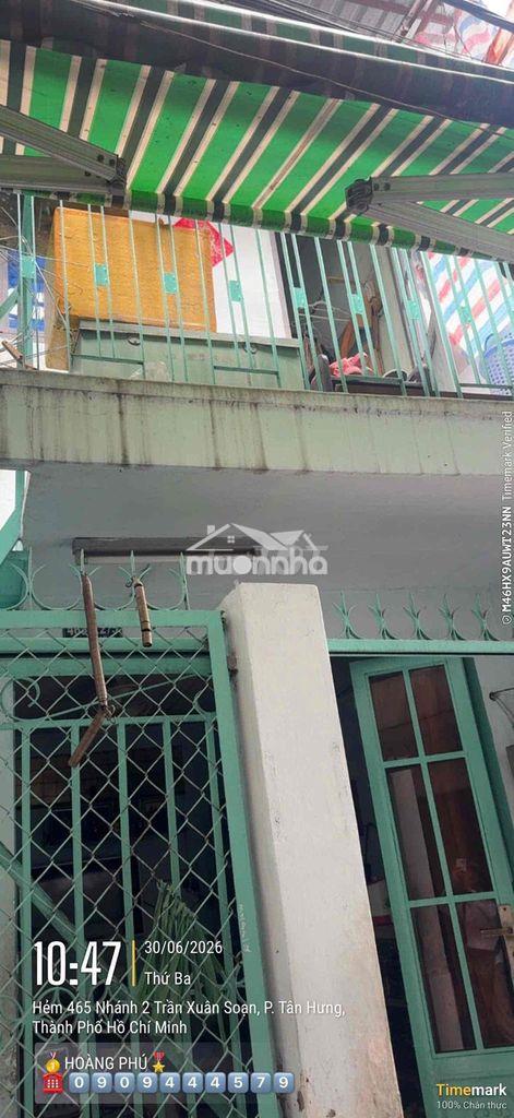 Bán nhà 465/12/5 trần xuân soạn .p tân hưng .tphcm - 3