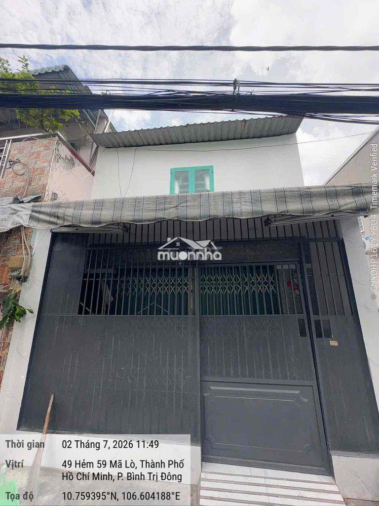 Bán nhà chính chủ, mới góc 2 mặt hẻm 59/49 mã lò, bình trị đông a - Ảnh 2