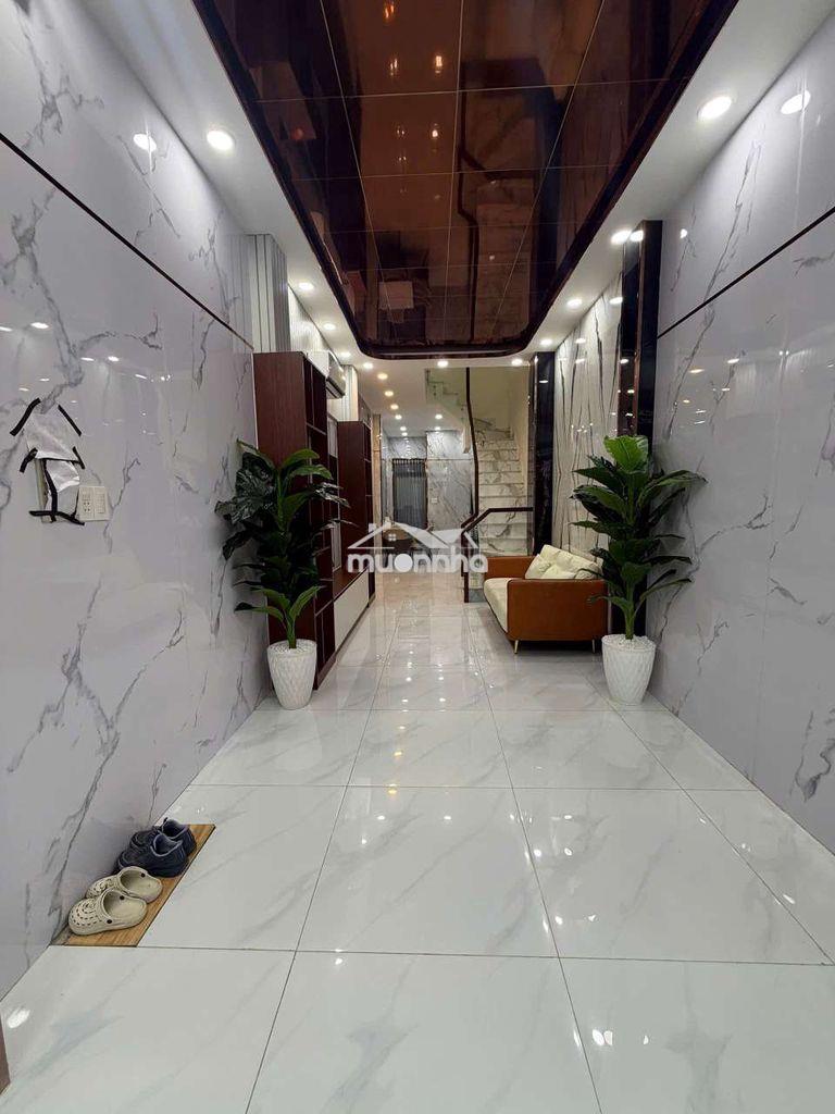 Bán nhà 4 tầng hẻm xe hơi đường mai xuân thưởng phường 6 quận 6 - 2