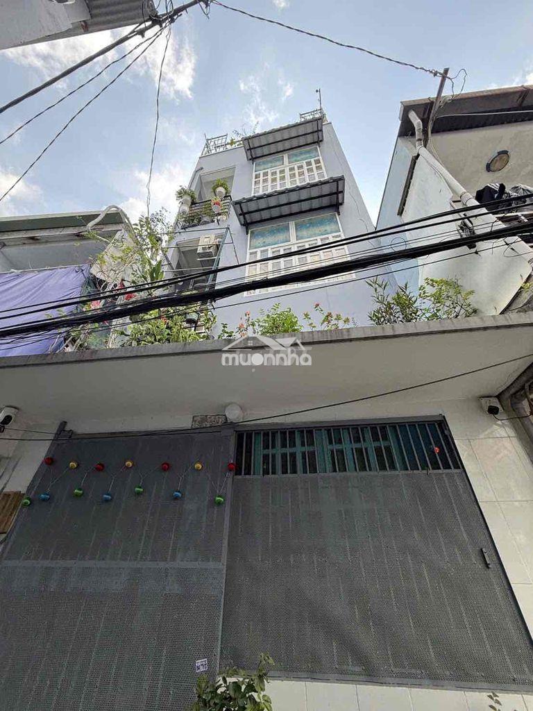 Nhà nở hậu 4.1m nở hậu 6m - 4 tầng btct
