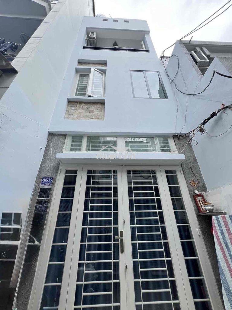 32m2(3.2x10), đúc 5 tầng, võ văn kiệt q1, hẻm 3m thông thđ